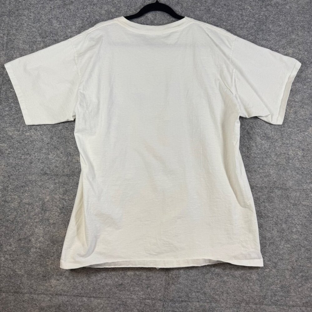 Vintage Ford Mustang Graphic T Shirt Cream Men’s XL Cars USA Made - Picture 12 of 16